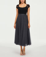 Maxi Tulle Skirt - Black